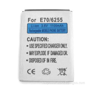 Mobile Phone Battery Pack, Suitable for Aftermarket Nokia 6255